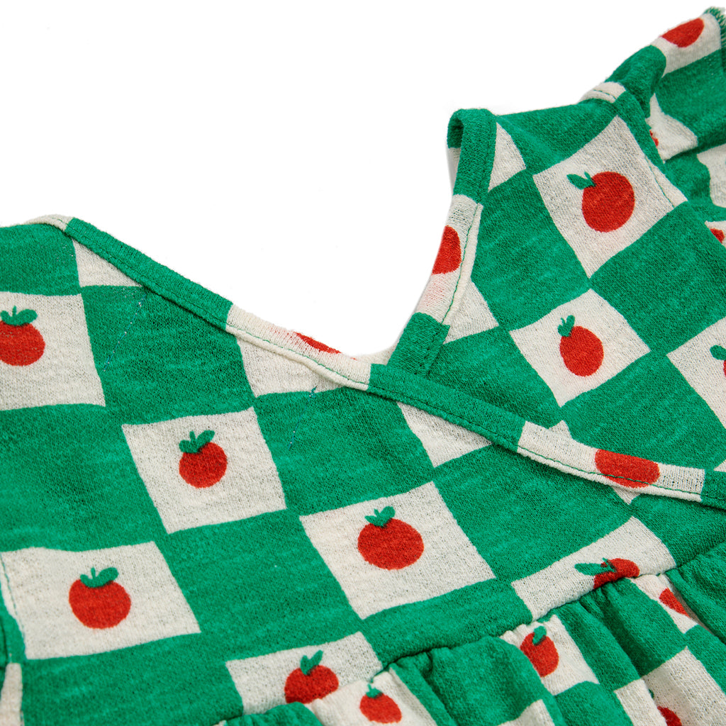 Baby Tomato All Over Ruffle Dress