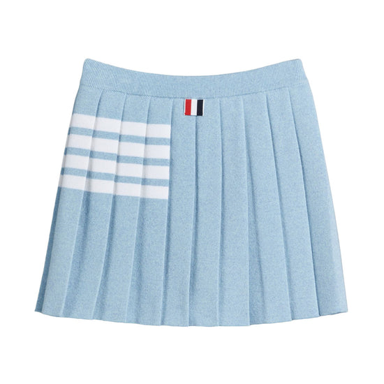 Virgin Wool Pleated Skirt
