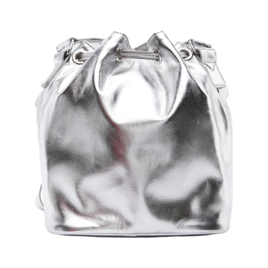 Stella McCartney Kids Star Print Metallic Bucket Bag