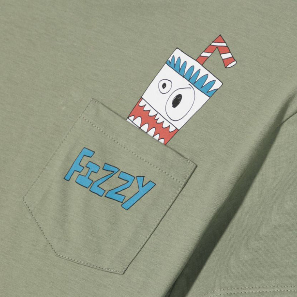 Fizzy Drink Print Cotton T-Shirt