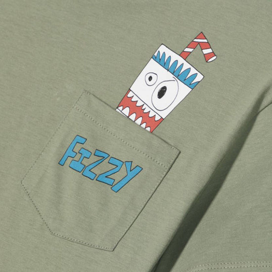 Fizzy Drink Print Cotton T-Shirt