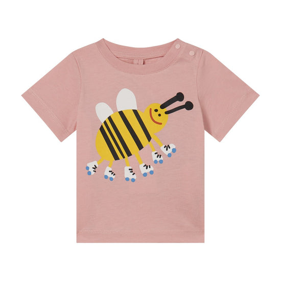 Bee Print Cotton T-Shirt