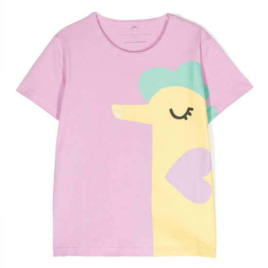 Seahorse Print Cotton  T-Shirt