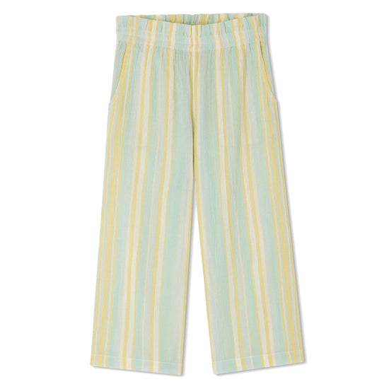 Aloise Striped Cotton Trousers