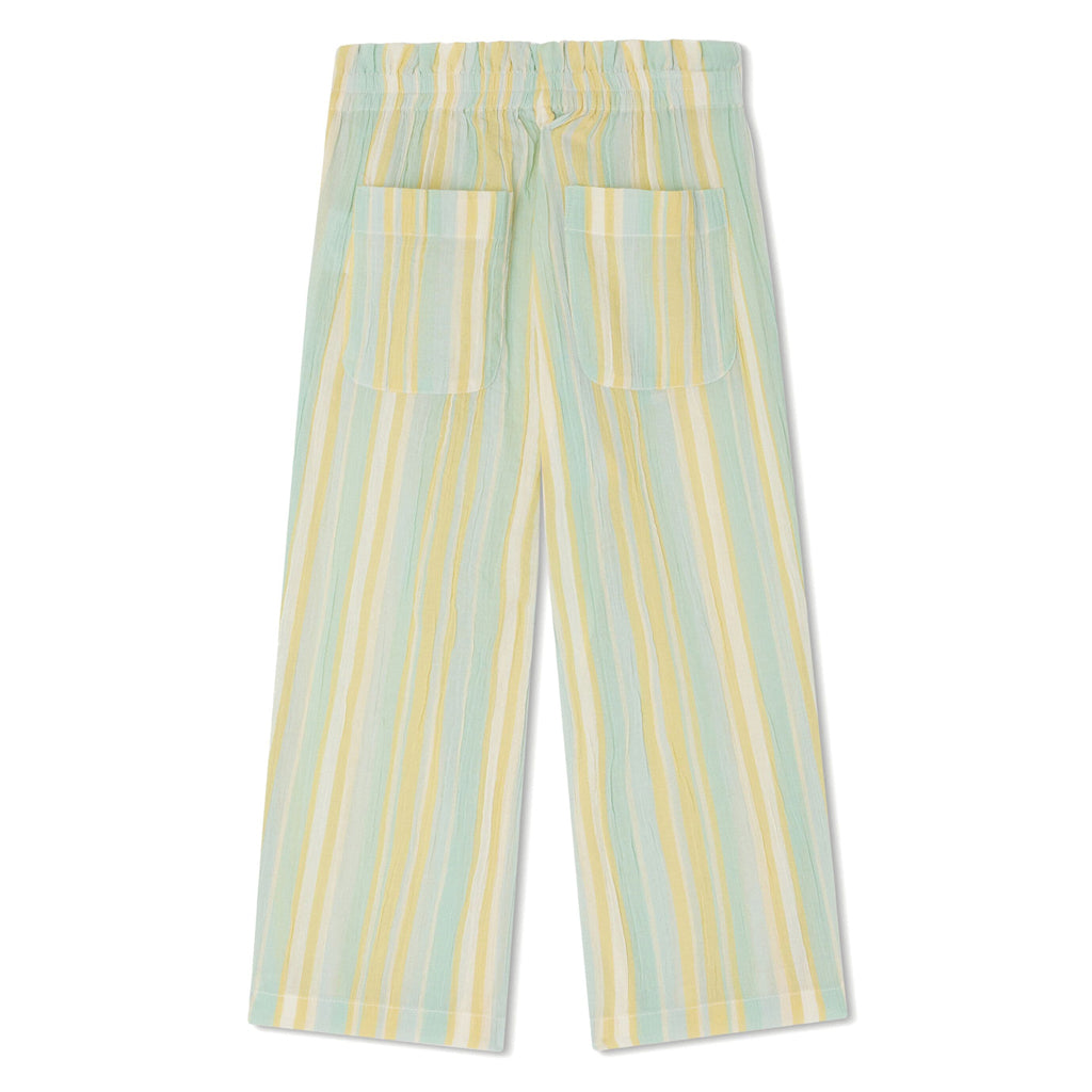 Aloise Striped Cotton Trousers