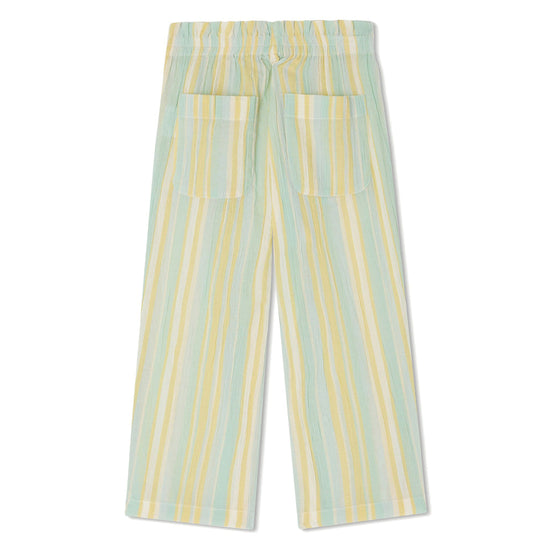 Aloise Striped Cotton Trousers