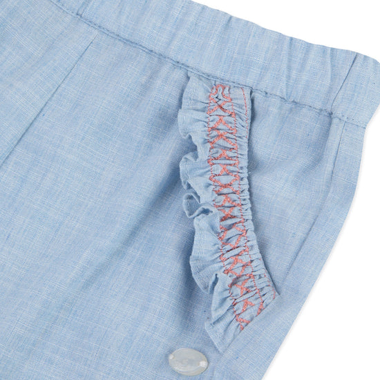 Chambray Shorts