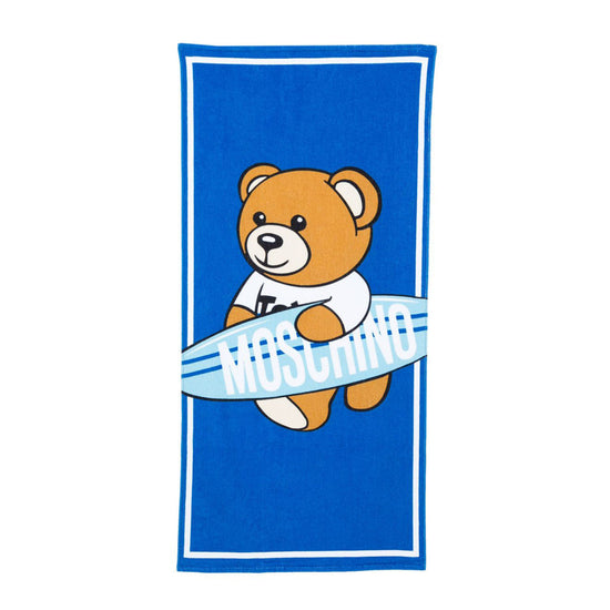 Teddy Bear Print Cotton Towel