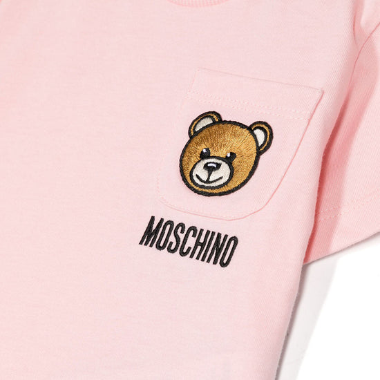 Teddy Bear Patch Cotton T-shirt