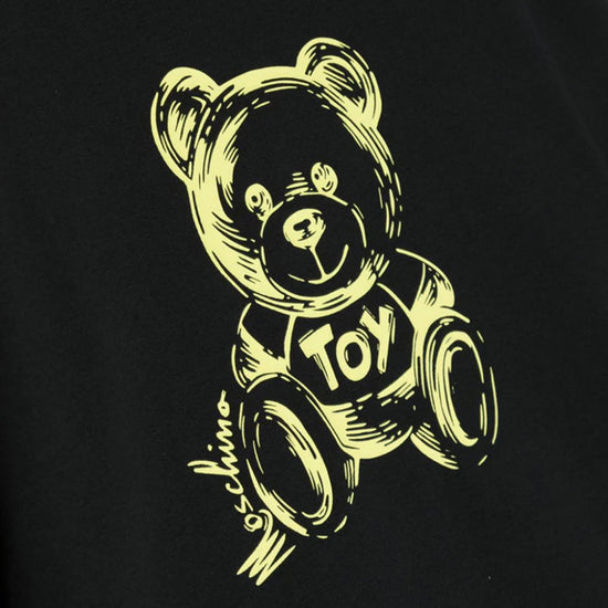 Teddy Bear Print Cotton Sweatshirt