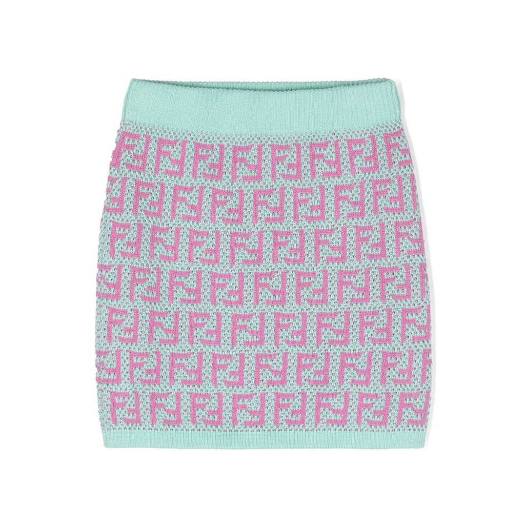 FF Crochet Knit Miniskirt