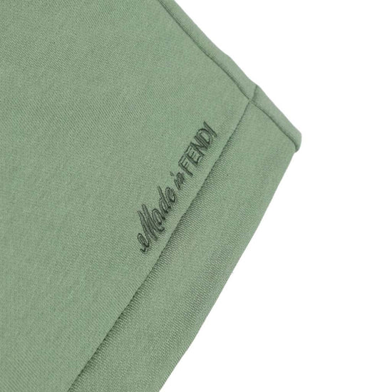 Fendi Kids Logo Embroidered Cotton Shorts