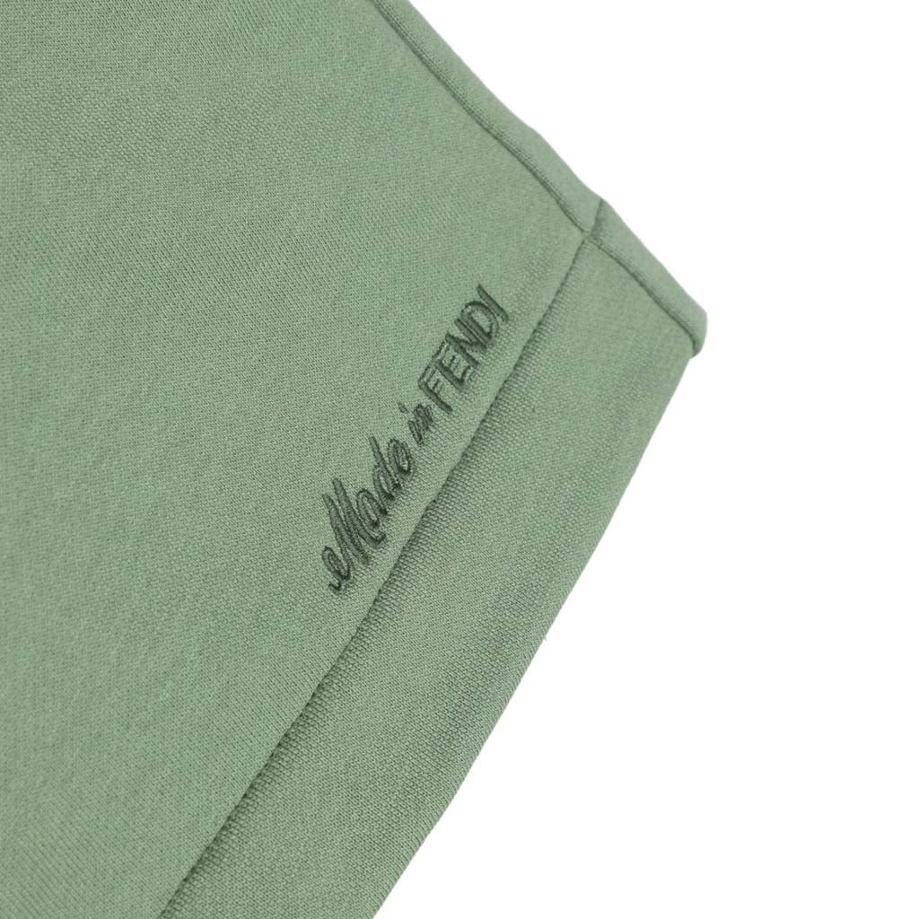 Fendi Kids Logo Embroidered Cotton Shorts
