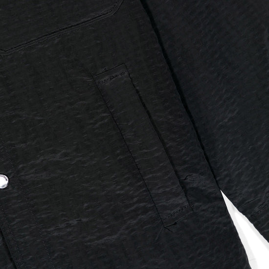 Emporio Armani Junior Panelled Seersucker Shirt Jacket