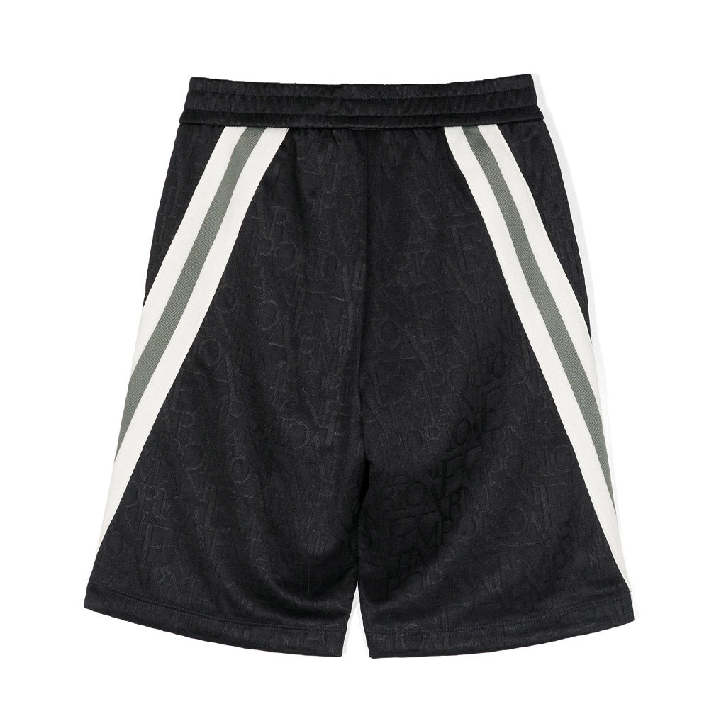 Emporio Armani Junior Logo Jacquard Side Stripe Shorts