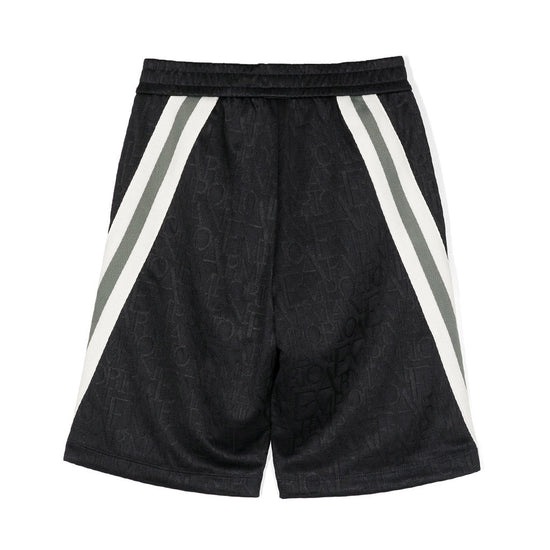 Emporio Armani Junior Logo Jacquard Side Stripe Shorts