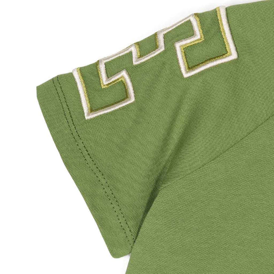 Emporio Armani Junior Logo Appliqué Cotton Polo Shirt