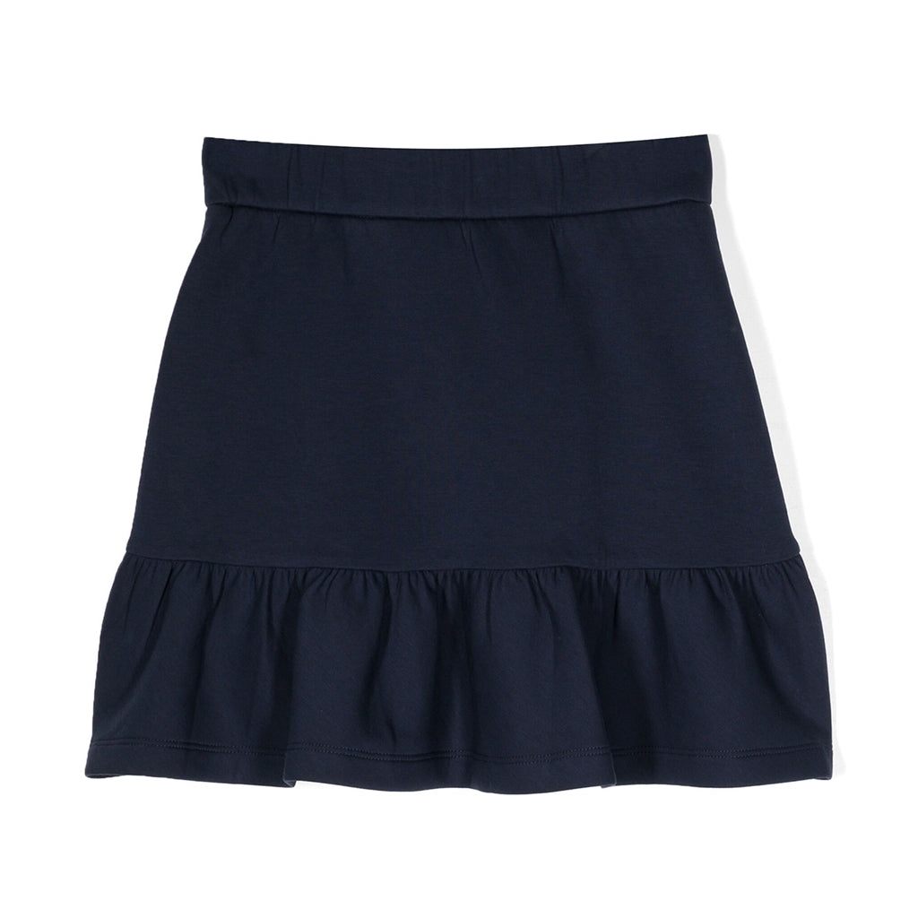 Logo Embroidered Jersey Skirt