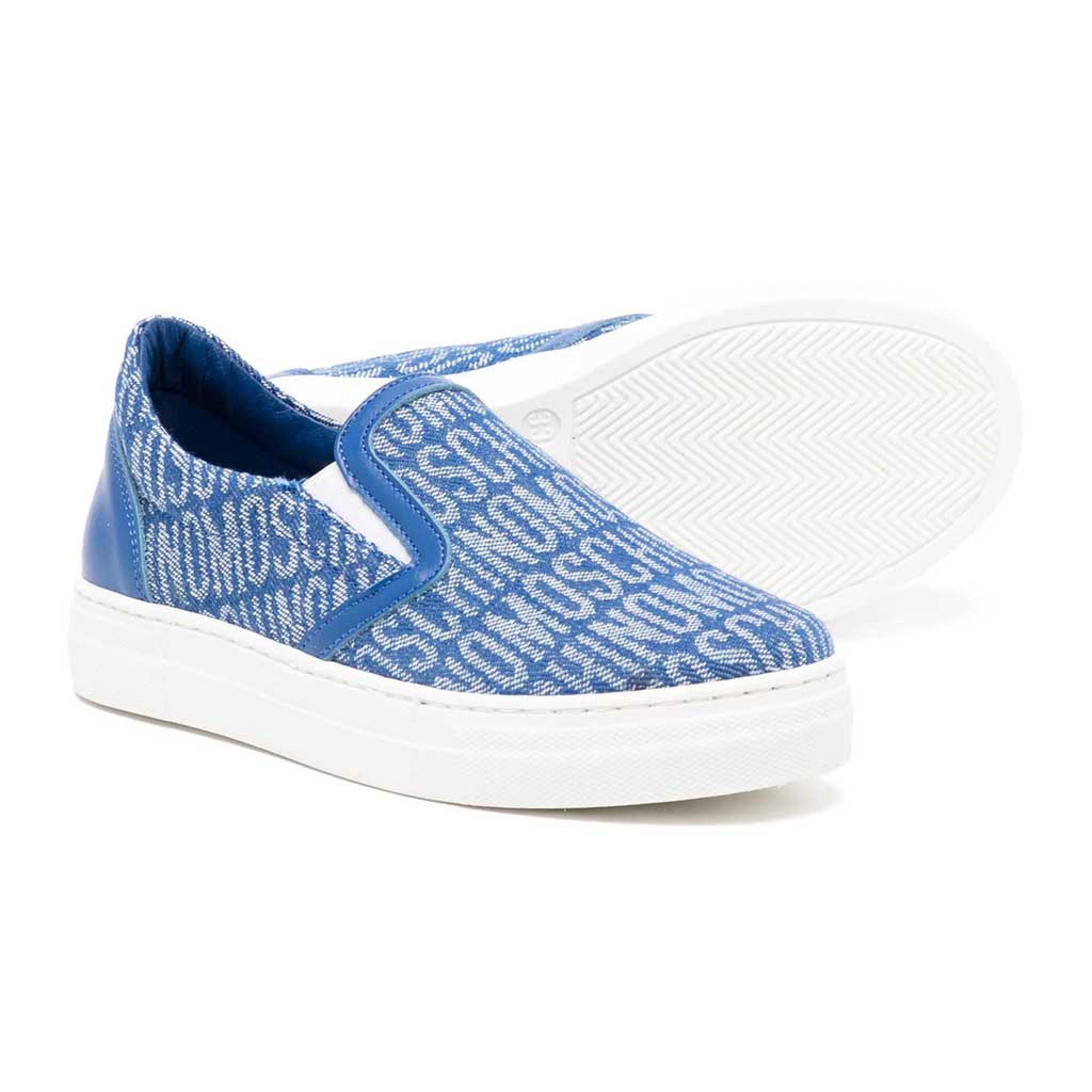 All-over Logo Canvas Sneakers