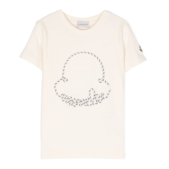 Logo Embroidered Cotton T-shirt