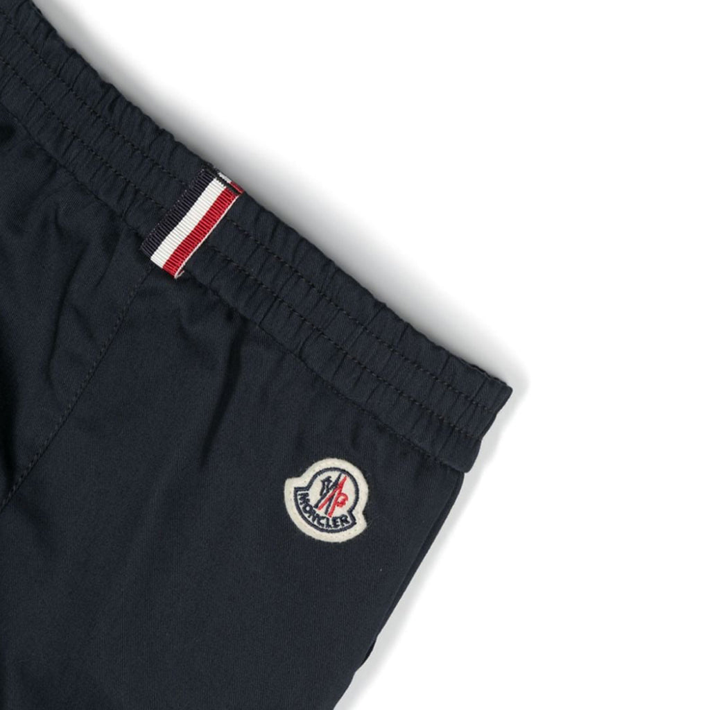 Moncler Enfant Logo Appliqué Tapered Trousers