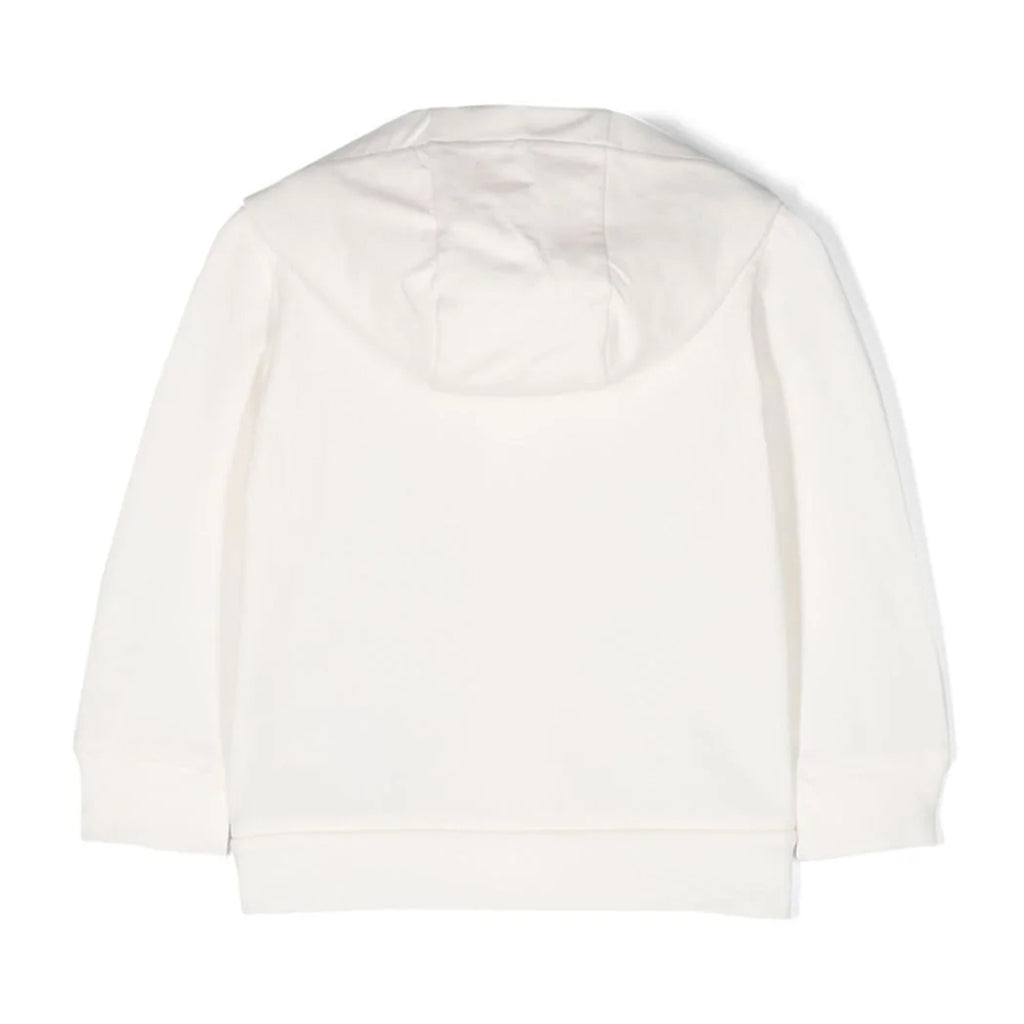 Moncler Enfant Logo Patch Zip Up Hoodie
