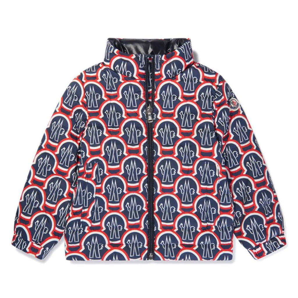 Moncler Enfant Logo Print Padded Jacket