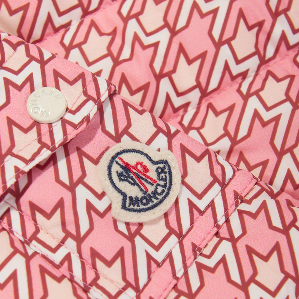 Moncler Enfant Logo Print Hooded Jacket
