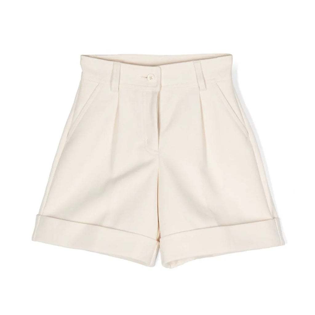 Moncler Enfant Logo Appliqué Twill Shorts
