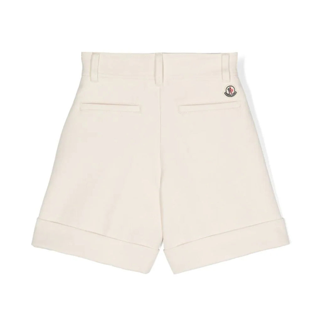 Moncler Enfant Logo Appliqué Twill Shorts