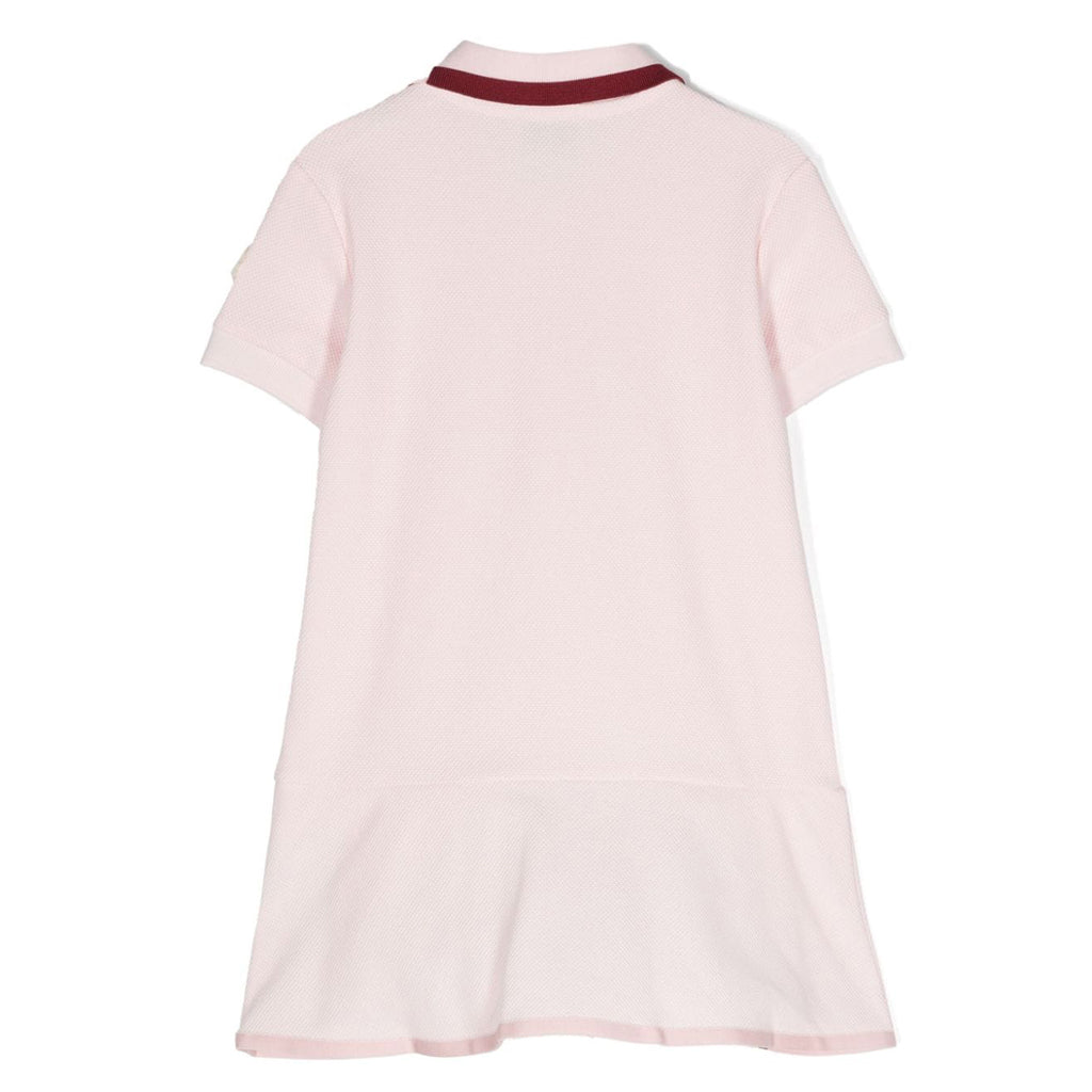 Moncler Enfant Logo Embroidered Polo Shirt Dress