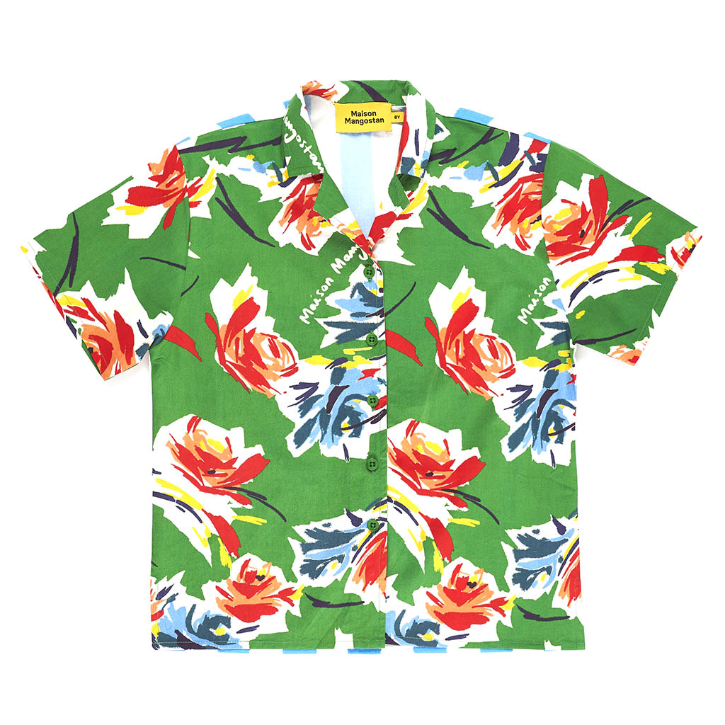 maison mangostan TABLE CLOTH SHIRT シャツ6Y Maison Mangostan Flower Shirt – Kids21