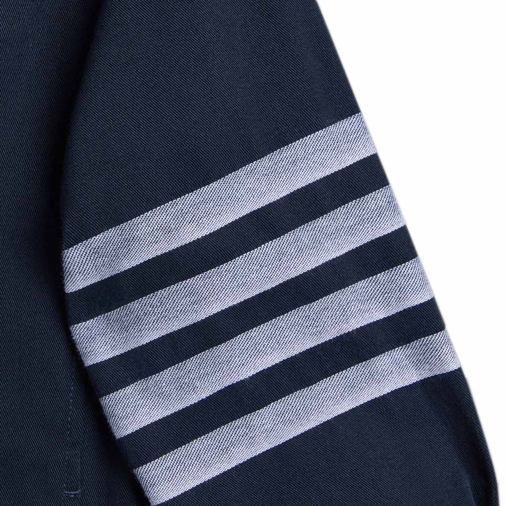 Thom Browne Kids Kid'S Cotton 4-Bar Shirt Jacket
