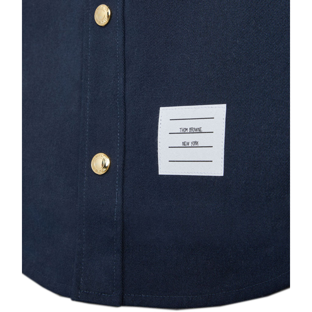 Thom Browne Kids Kid'S Cotton 4-Bar Shirt Jacket