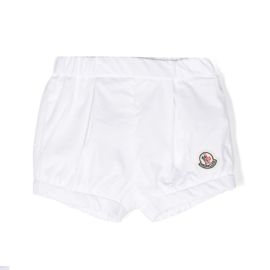 Logo Patch Cotton Shorts