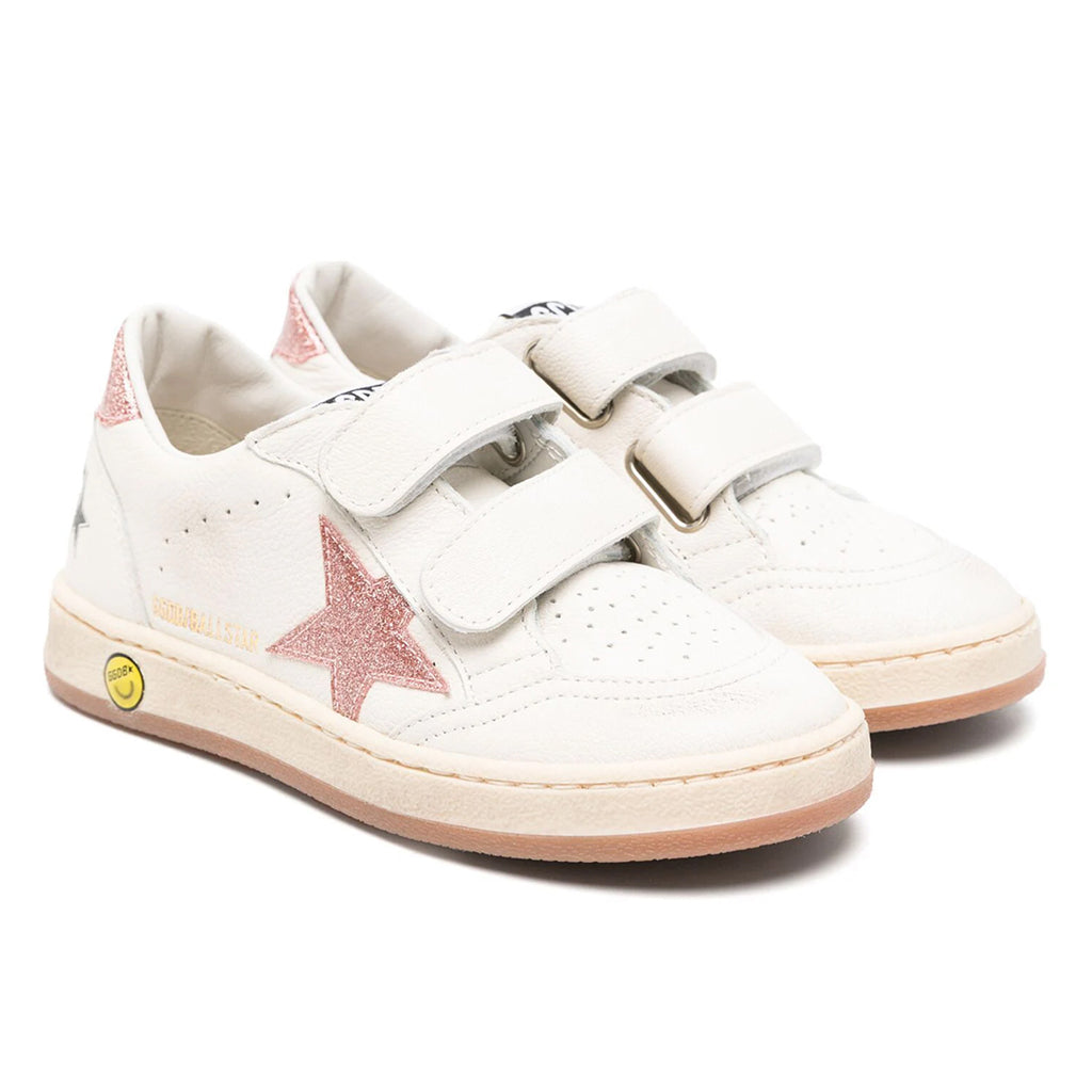 Touch Strap Leather Sneakers