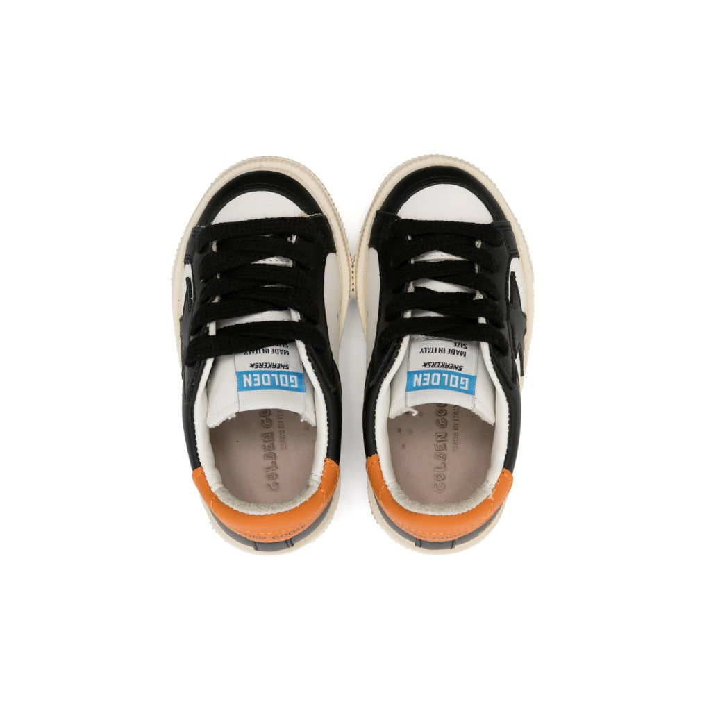 Star Patch Leather Sneakers