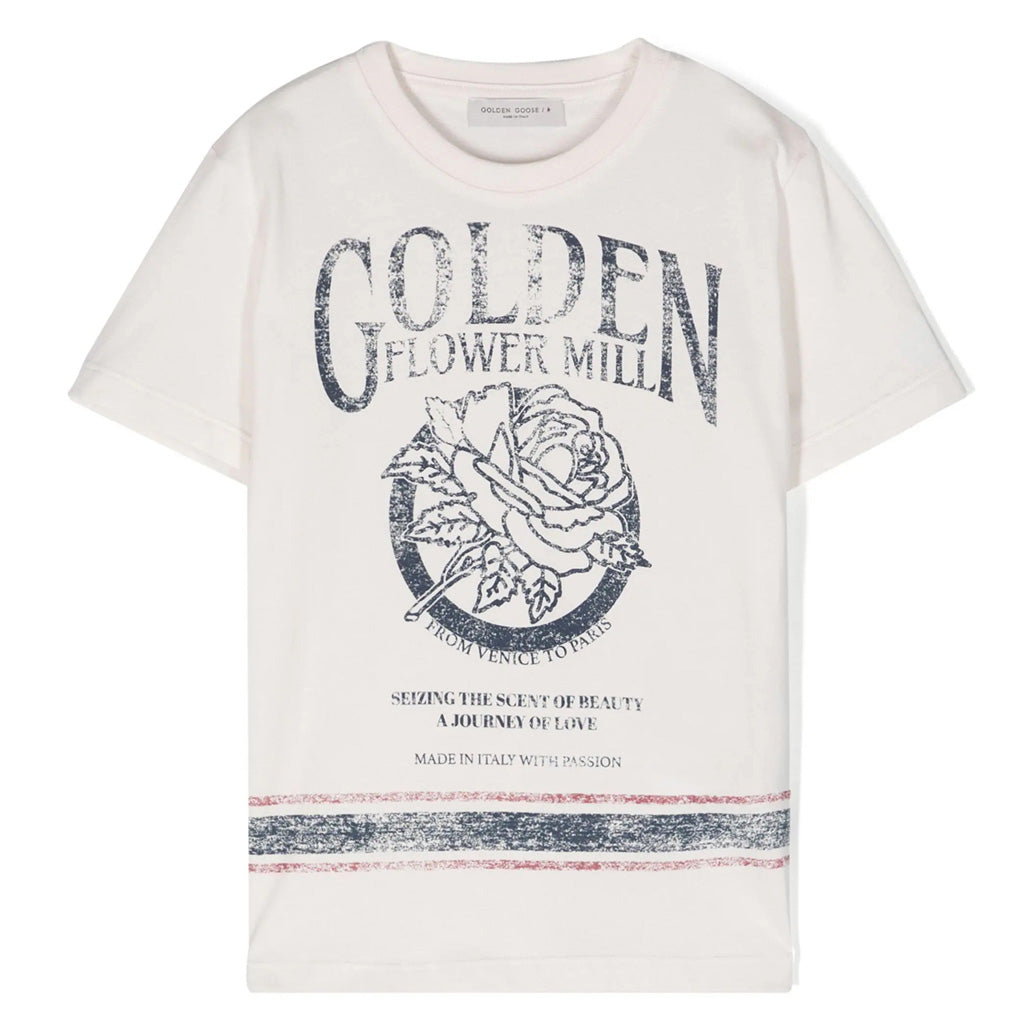 Golden Flower Mill Printed T-Shirt