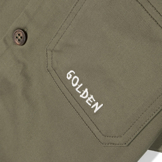 Camp Collar Twill Shirt