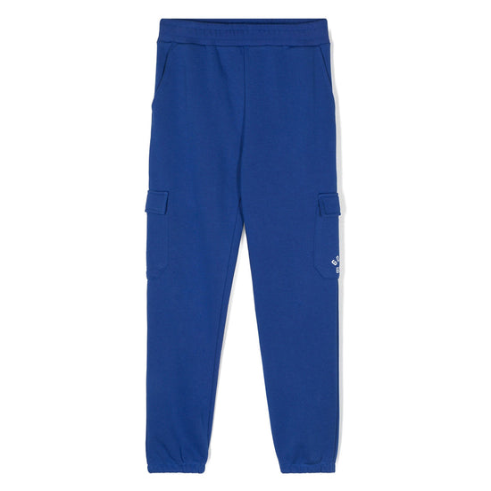 Logo Print Cotton Track Pants