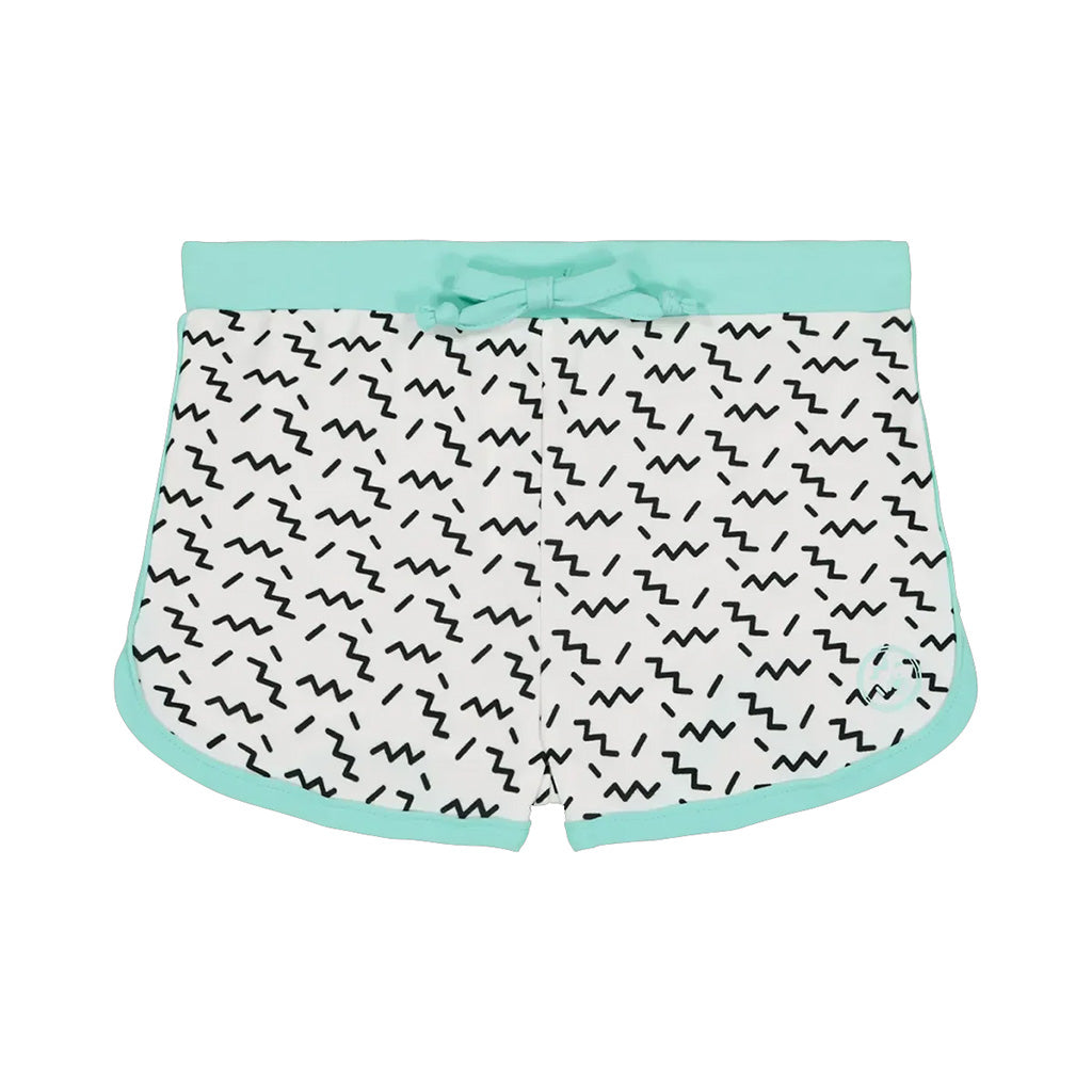 Anti-UV Screech Shorts Zig Zag Green - 18 Months