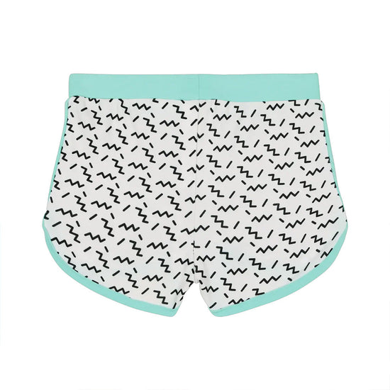 Anti-UV Screech Shorts Zig Zag Green - 18 Months