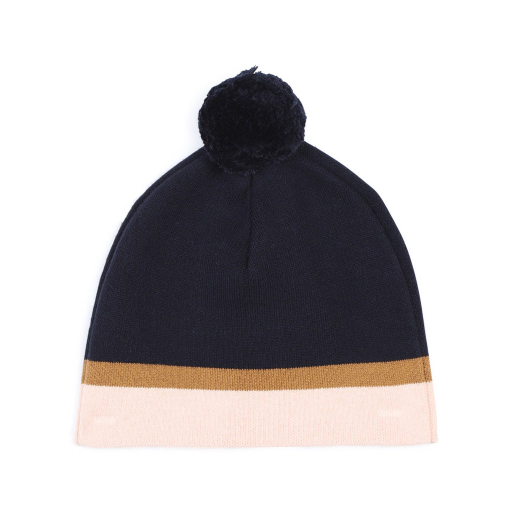 Intarsia Knit Logo Beanie