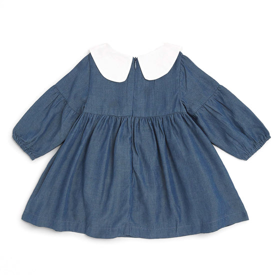 Tartine Et Chocolat Chambray Floral Dress