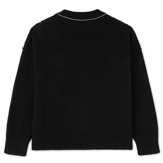 Palm Angels Kids Curved Logo Knit