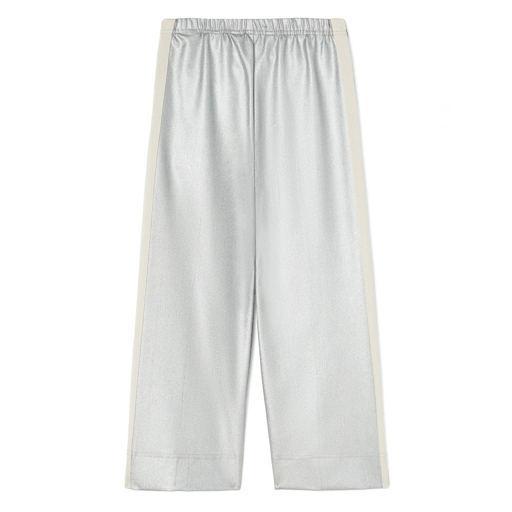 Palm Angels Kids PA Shiny Track Wide Leg Pants