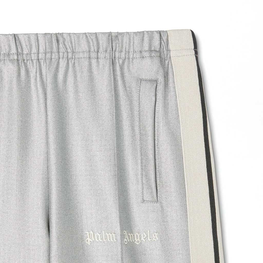 Palm Angels Kids PA Shiny Track Wide Leg Pants