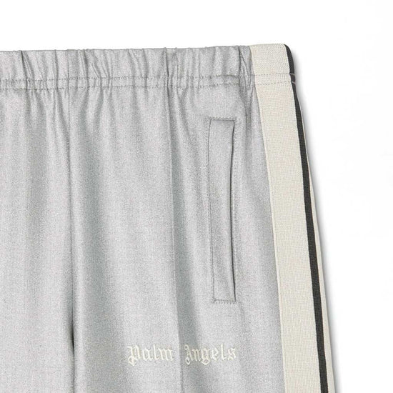 Palm Angels Kids PA Shiny Track Wide Leg Pants