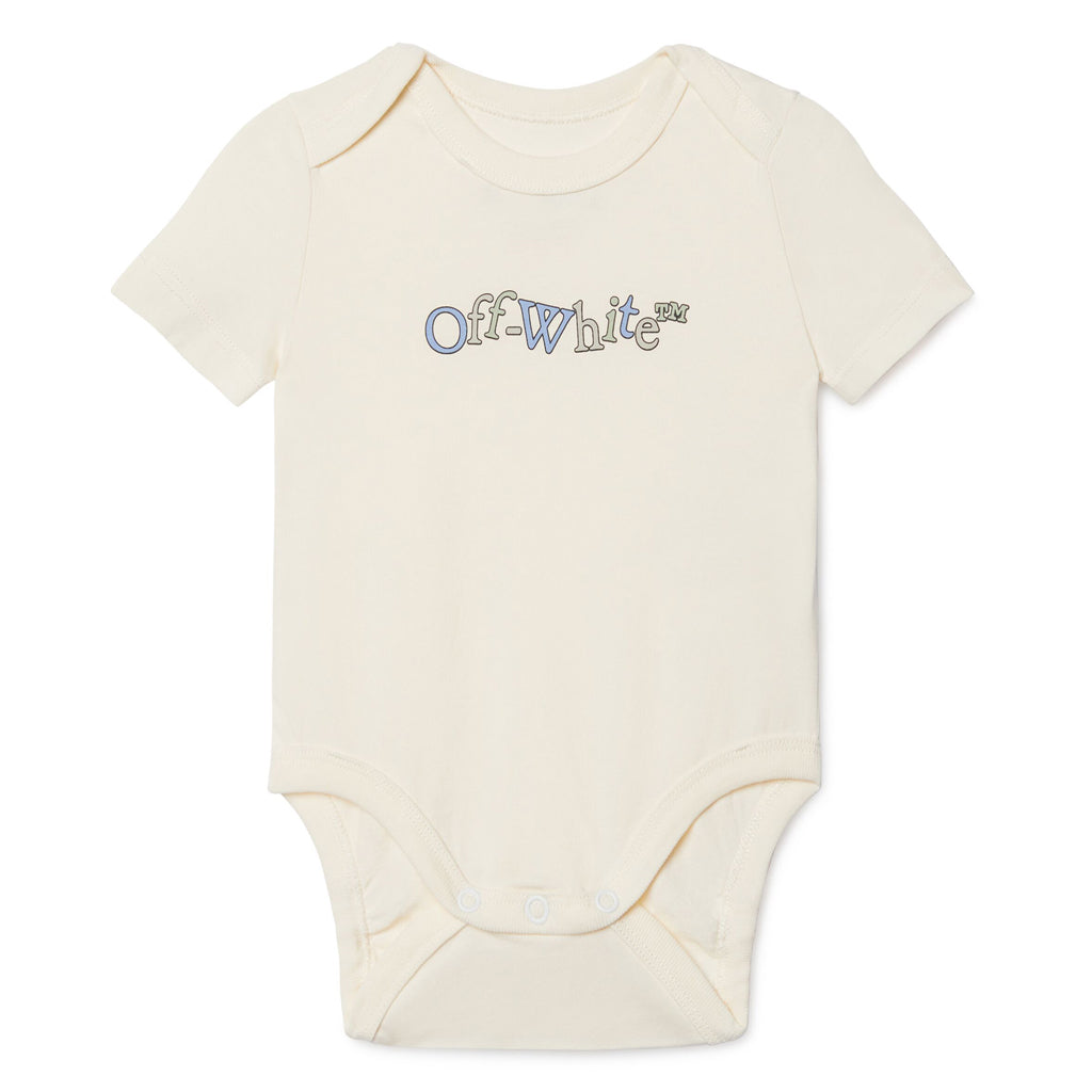 Off-White Kids Bookish Crazy 3-Pack Body