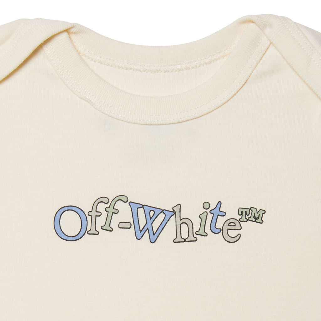 Off-White Kids Bookish Crazy 3-Pack Body